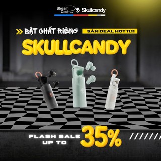   THƯƠNG HIỆU MỸ  Tai nghe bluetooth SKULLCANDY DIME EVO - BẢO HÀNH 1 NĂM| Pin 36H Xuyên âm và EQ 