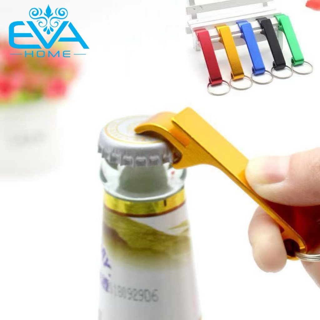 Combo 5 Đồ Khui Bia Mini Đa Năng Chất Liệu Hợp Kim Nhôm Có Móc Khóa Tiện Lợi