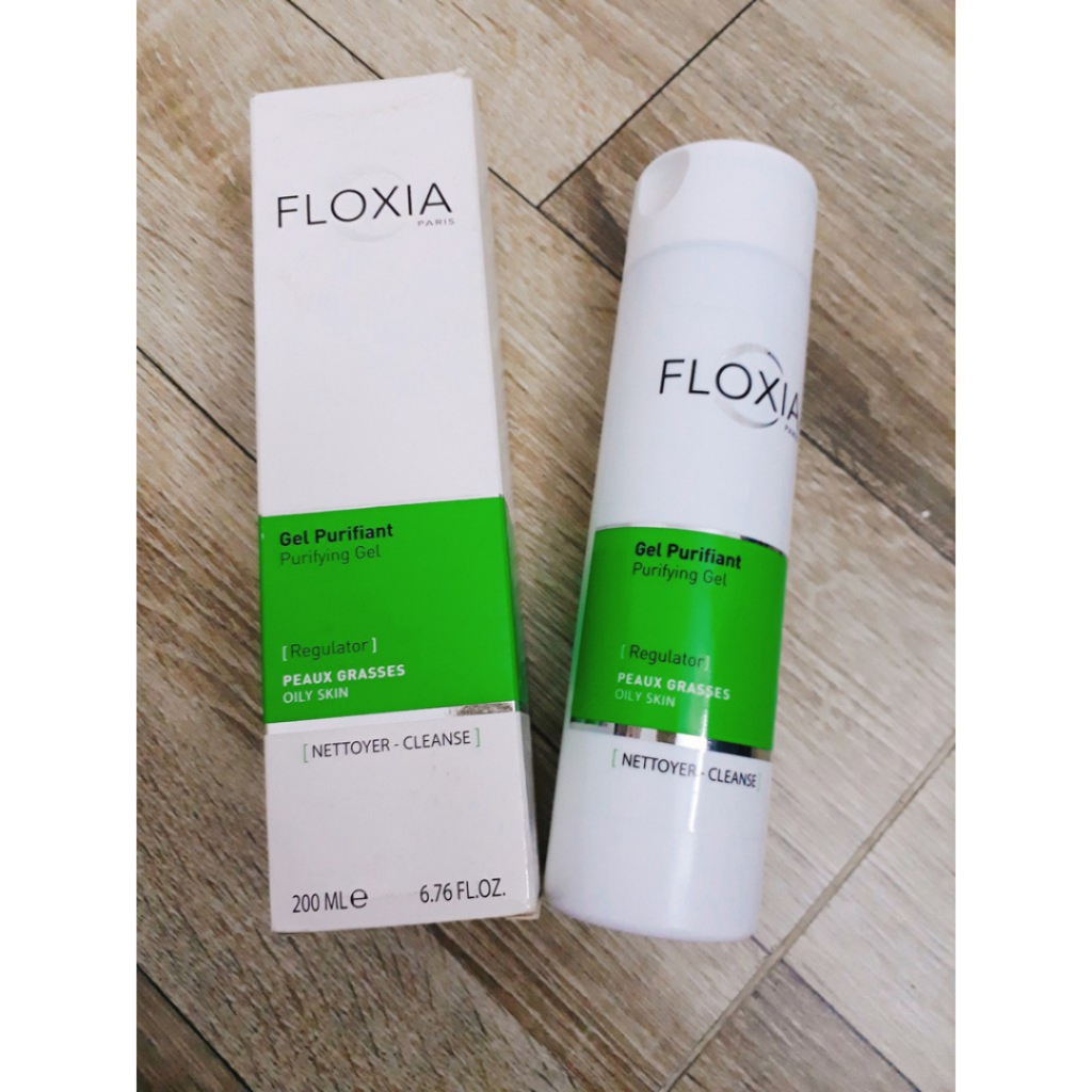 Sữa rửa mặt Floxia Purifiant Purifying Gel dành cho da nhờn, mụn 200ml| Bs Da Liễu khuyên dùng