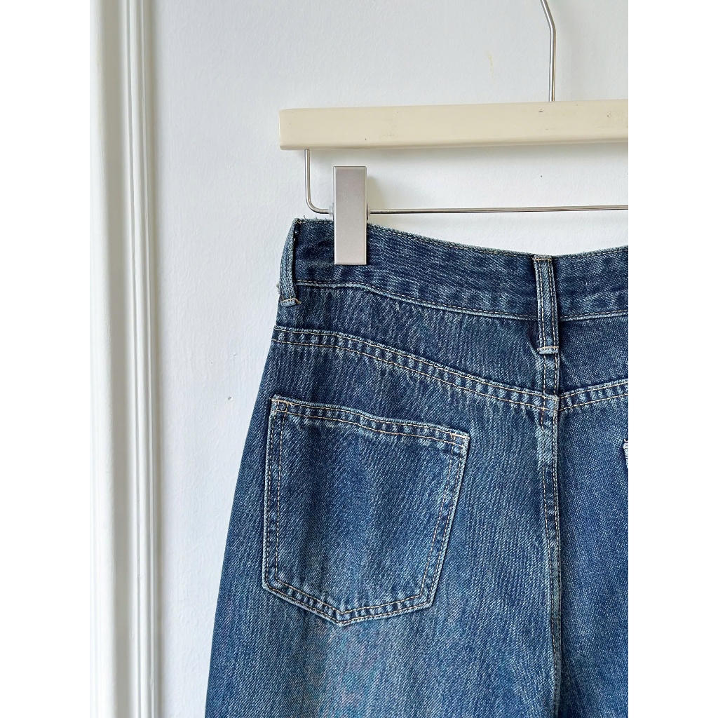 (Harmony) Quần jean ống suông, chất liệu mềm mướt, đứng form tôn dáng thời trang nữ Calie Qj027 | BigBuy360 - bigbuy360.vn