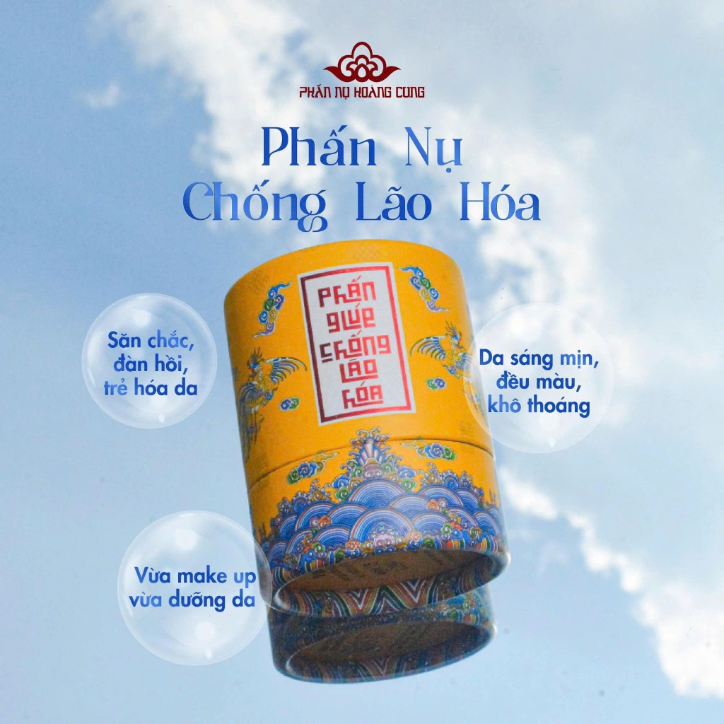 [Live kol] Phấn Trang Điểm Giúp Chống Lão Hóa, Phấn Nụ Hoàng Cung, Dung Tích 25g & 30g