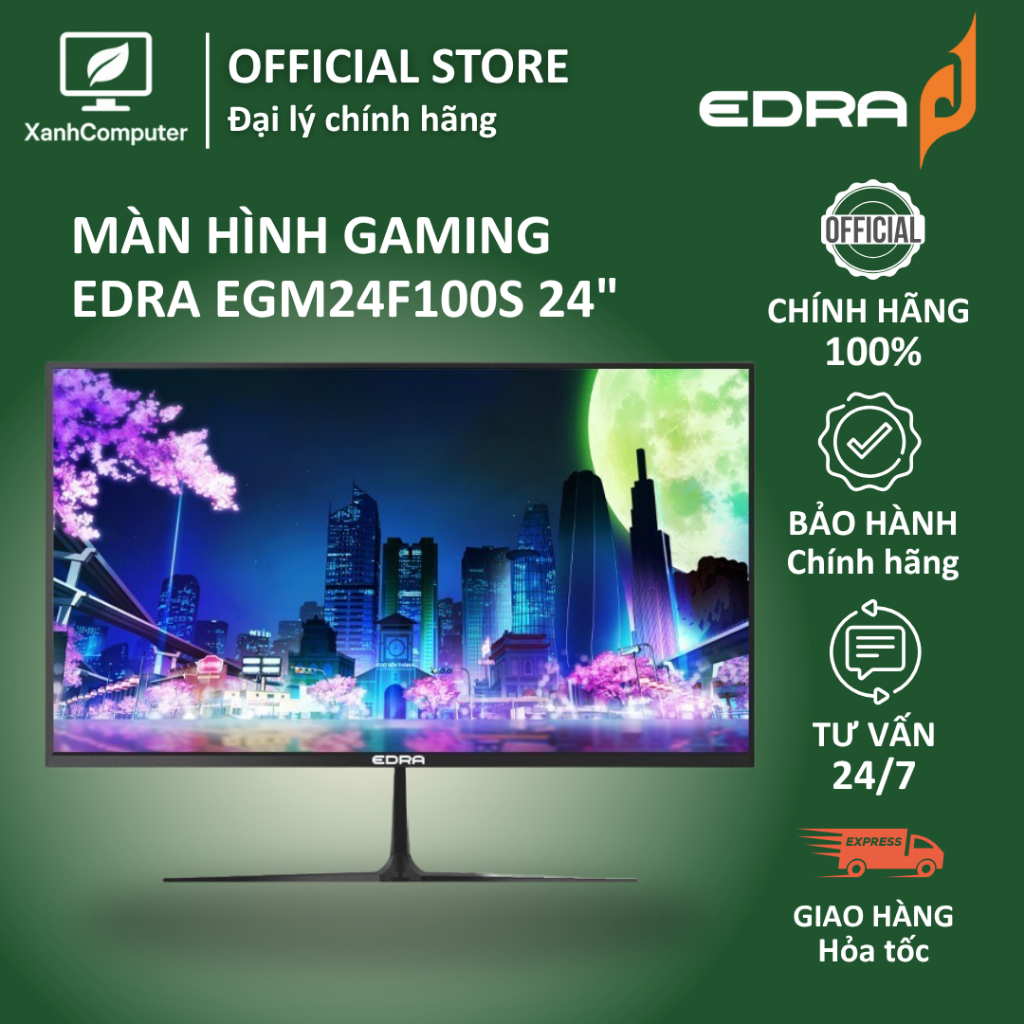 Màn hình Gaming EDRA EGM24F100s (24 inch/FullHD/IPS /100Hz /1ms) - Hàng chính hãng