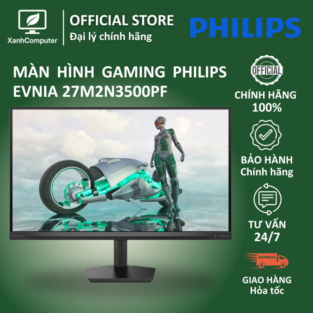 Màn hình Gaming PHILIPS EVNIA 27M2N3500PF(27in, IPS, QHD, 260Hz, 1Ms) - Hàng chính hãng