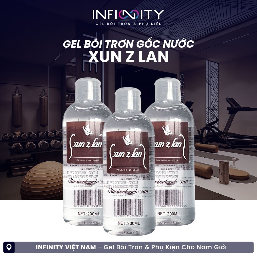 [Che Tên] Combo 3 Chai Gel Bôi Trơn Gốc Nước Xun Z Lan 200ml Dịu Nhẹ