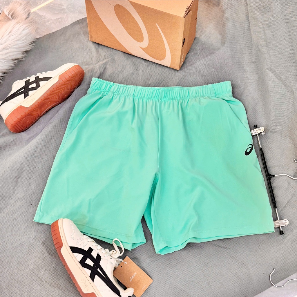[Chính Hãng] Quần Short Ngắn Thể Thao Asics - 7inch - Công Nghệ Vải onAir - XANH TƯƠI (9)
