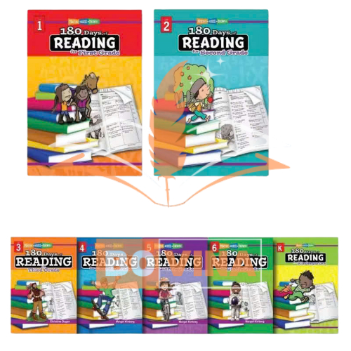 Sách 180 Days of Reading 1-2-3-4-5-6