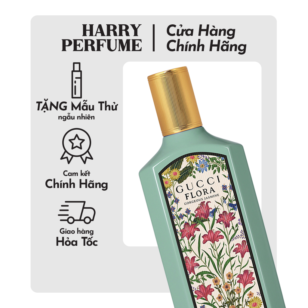 [Fullsize 30ml] Nước Hoa Nữ Flora Gorgeous Jasmine EDP - Hoa Nhài, Hoa Mộc Lan, Dịu dàng, Thanh lịch