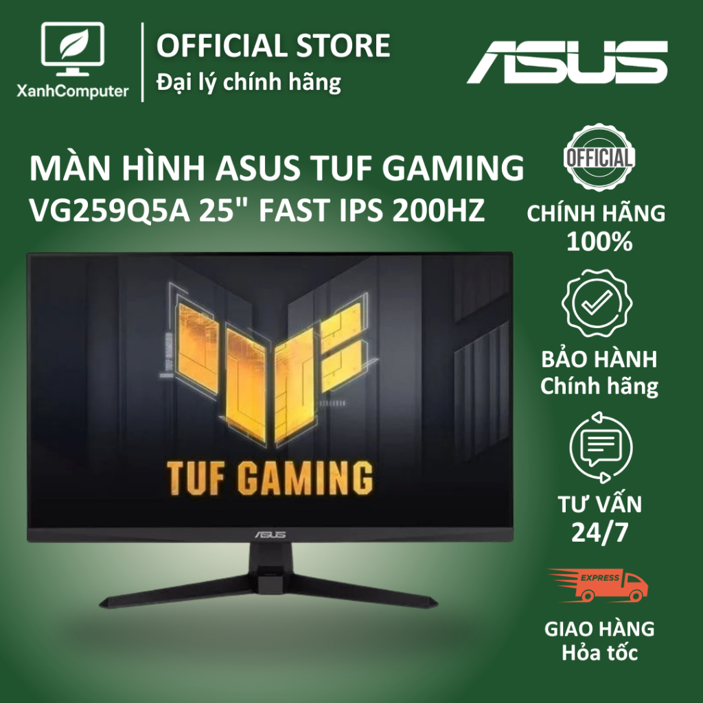 Màn hình Asus TUF GAMING VG259Q5A 25" Fast IPS 200Hz Gsync, Loa
