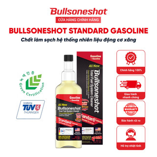 Bullsoneshot Standard Gasoline Làm Sạch Kim Phun & Buồng Đốt Vượt Trội Dung Tích 500ml | Xe Êm, Giảm Hao Xăng giảm khói
