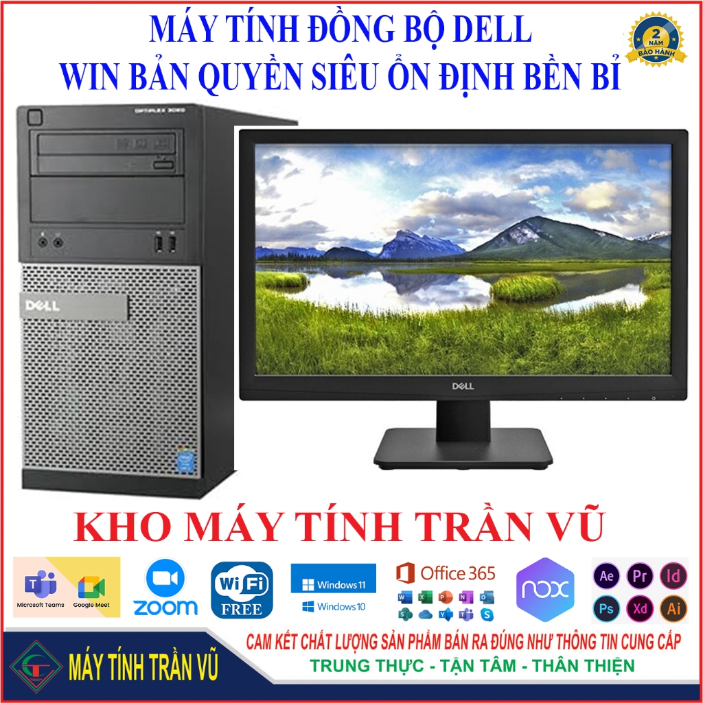 Máy tính Dell 3020MT i7 4770, i5 4570, i3 4130 chuyên văn phòng