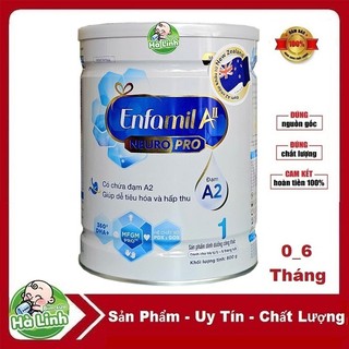  Sữa Bột Enfamil A2 Neuropro 1 – 350g lon 800g..... 