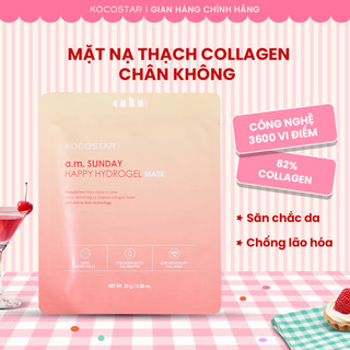  Combo 5 Mặt Nạ Thạch Collagen Kocostar Hydrogel Mask Săn Chắc Chống Lão Hóa Da 25g  miếng 