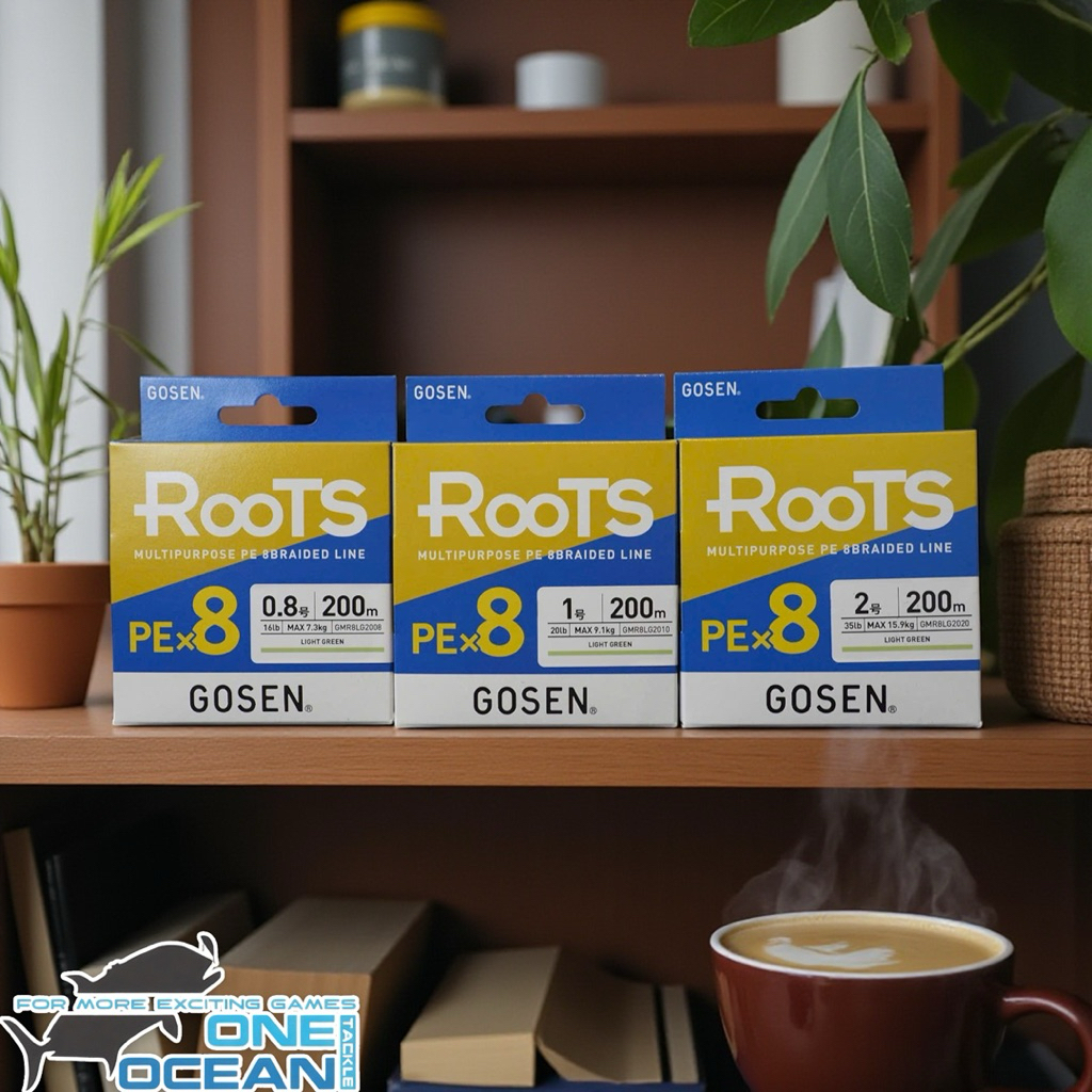 Dây PE Câu Cá GOSEN ROOTS 8 BRAIDED LINE