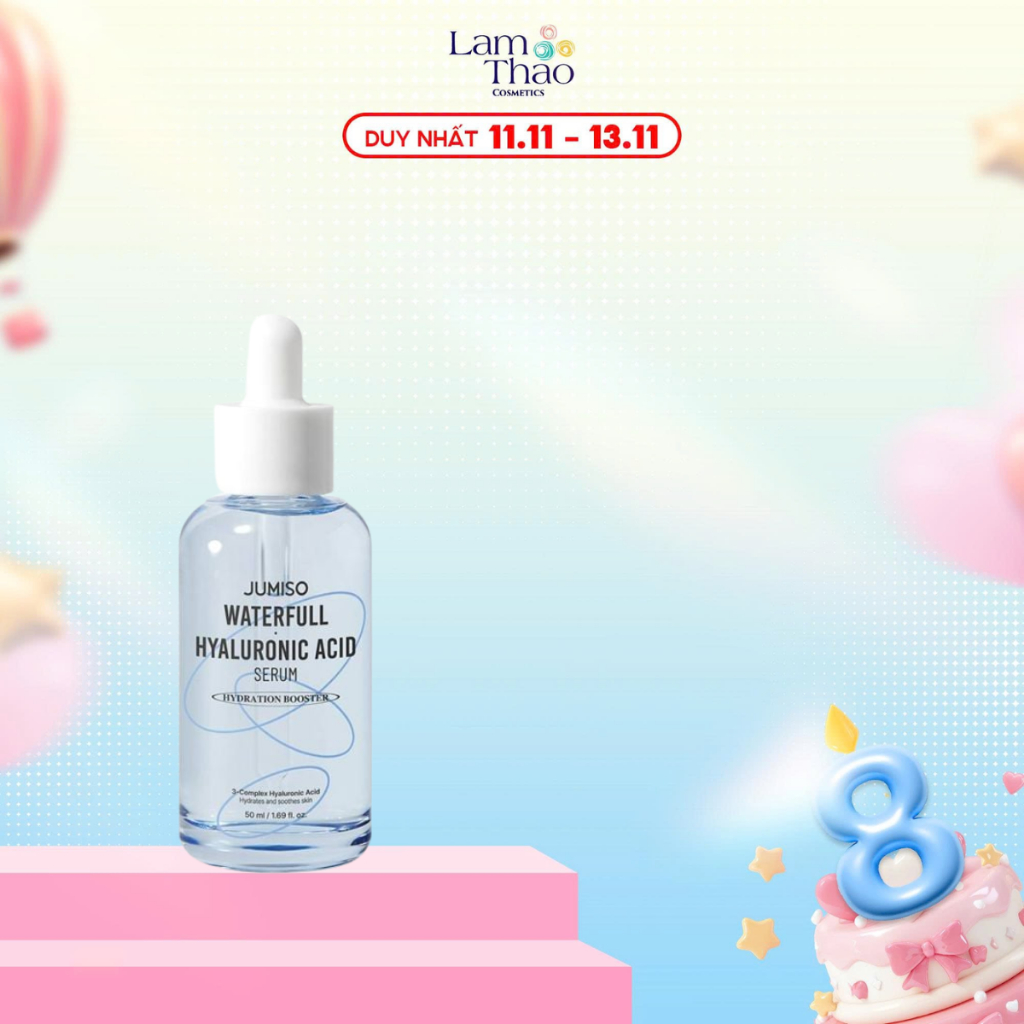 Tinh Chất Dưỡng Ẩm Jumiso Waterfull Hyaluronic Acid Serum