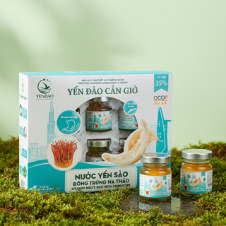  Yến Đảo - Set Tổ Yến Chưng Đông Trùng Hạ Thảo Hỗ Trợ Giải Nhiệt Bồi Bổ Sức Khỏe 