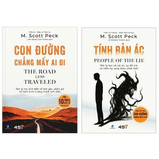 Sách - Combo 2 Quyển: Con Đường Chẳng Mấy Ai Đi + Tính Bản Ác ( M. Scott Peck )