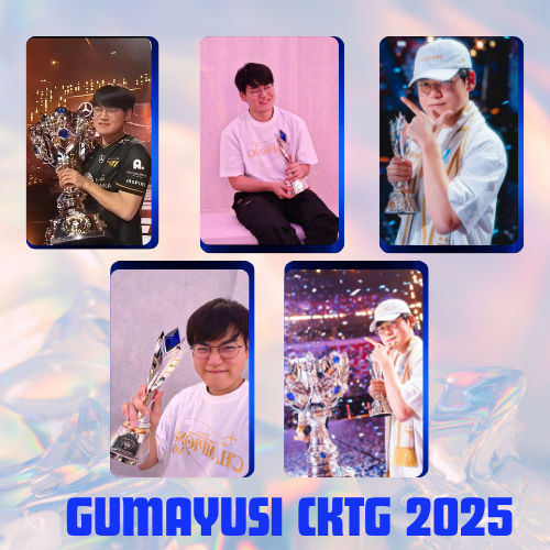 Set 5 Card Gumayusi T1- Vô Địch CKTG 2025 - Tuyển thủ liên minh huyền thoại