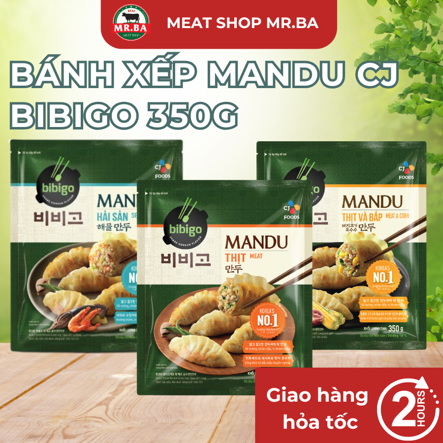 Bánh Xếp Mandu CJ BiBigo - Gói 350g