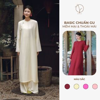  Áo Dài Cách Tân Nữ Bách Di ChicLy Design Chất Liệu Đũi Dài Tay Thiết Kế Thanh Lịch - AD835 