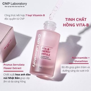Tinh chất phục hồi và sáng da CNP VITA B ENRGY AMPULE 15ML/ DrCeutics HA Basic hydration