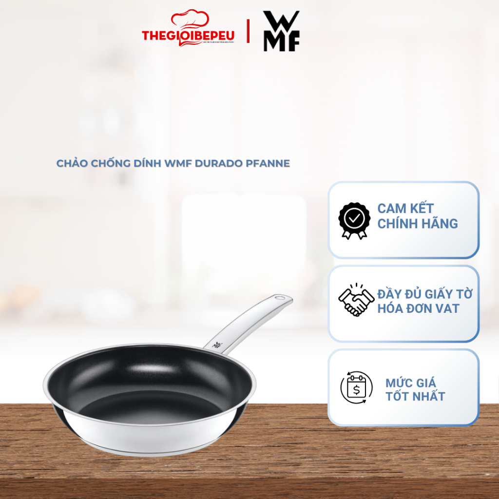 Chảo Chống Dính WMF Durado Pfanne Cao Cấp 20/ 24/ 28 cm