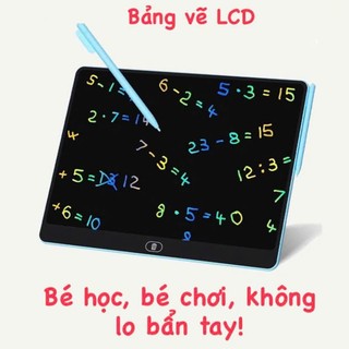  Bảng Vẽ LCD 16 Inch – Sạc Pin – Viết Xóa 1 Chạm – Màn Hình Đa Màu – Bảng Vẽ Thông Minh Cho Bé 