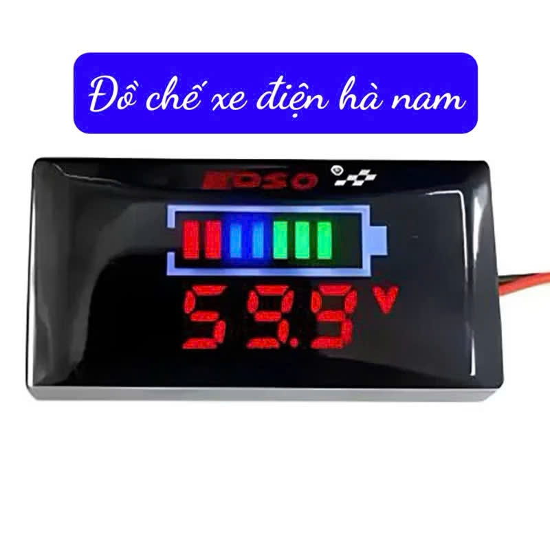 Đồng hồ báo vol Koso v2 có vạch 7-100v
