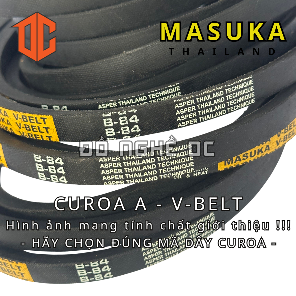 Dây curoa MSK V-Belt kiểu A49 A50 A51 A52 A53 A54 A55 A56 A57 A58 A59 A60 A61 A62 A63 A64 A65 A66 A67 A68 A69 A70