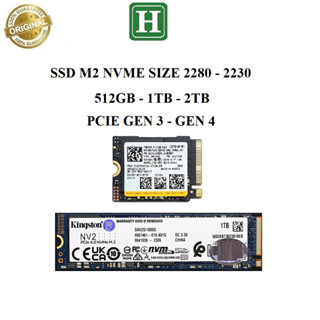  Ổ cứng SSD M2 NVME 512GB - 1TB - 2TB PCIE gen 3 gen 4 size 2230 - hàng zin tháo máy BH 36 tháng 