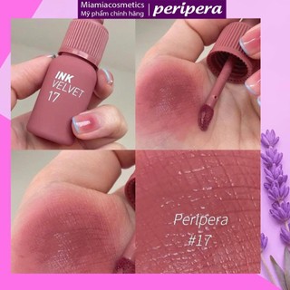  Son Ink Màu 17 Rosy Nude Hồng Nâu Đất Nude Kem Lì Peripera Ink Velvet Lip Tint Mới Nhất  CHÍNH HÃNG  