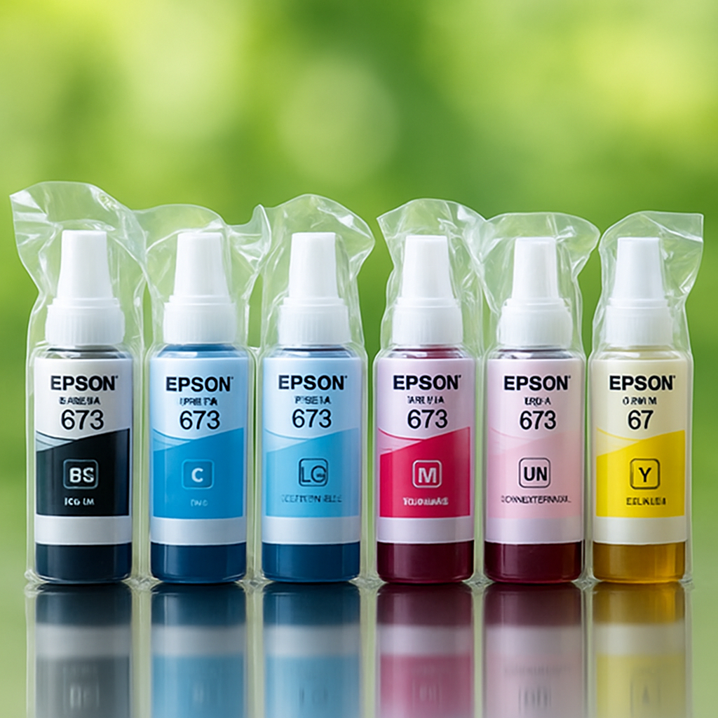 Mực Màu Epson 673 – màu đẹp, bền, in rõ nét - Epson L800 / L805 / L810 / L850  Epson L1800