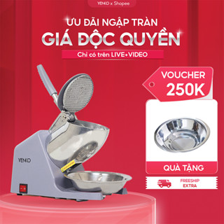   HÀNG CHÍNH HÃNG  Máy Bào Đá Venko 4 Lưỡi 2 Nắp VI500 Máy Xay Đá Tuyết Siêu Mịn Bảo Hành Toàn Quốc 