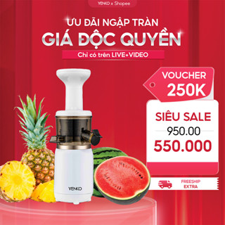 Máy Ép Chậm Mini Venko VS-M150 , Ép Trái Cây Hoa Quả, Máy Làm Kem, Công Suất 150W, Ép Kiệt Bã