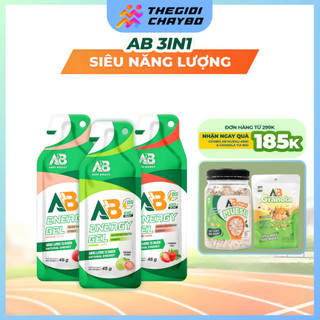 [QUÀ TẶNG 185K] Gel Năng Lượng Chạy Bộ AB NUTRITION 3in1 Dạng Lỏng 45g Duy Trì Sức Bền Cho Người Chơi Thể Thao