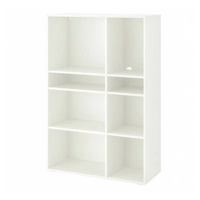 SOSIA, Kệ sách 2 gian 4 tầng SHE_030, 95x37x140cm, kệ gỗ Scandi Home