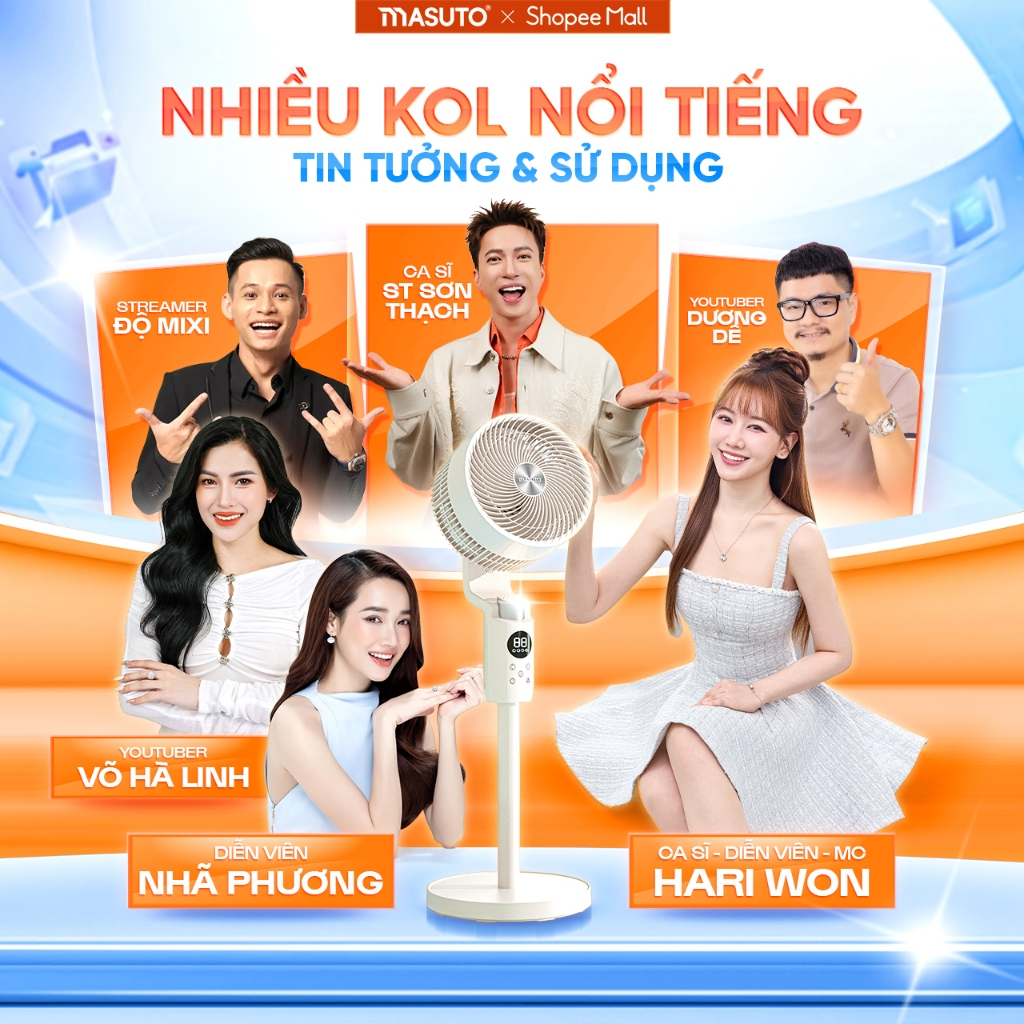 Quạt Điện Cây Masuto Thông Minh AI Quạt Tuần Hoàn Điều Khiển Bằng Giọng Nói, Ion Âm Bổ Sung Oxy Để Phòng Ngủ,Khách | BigBuy360 - bigbuy360.vn