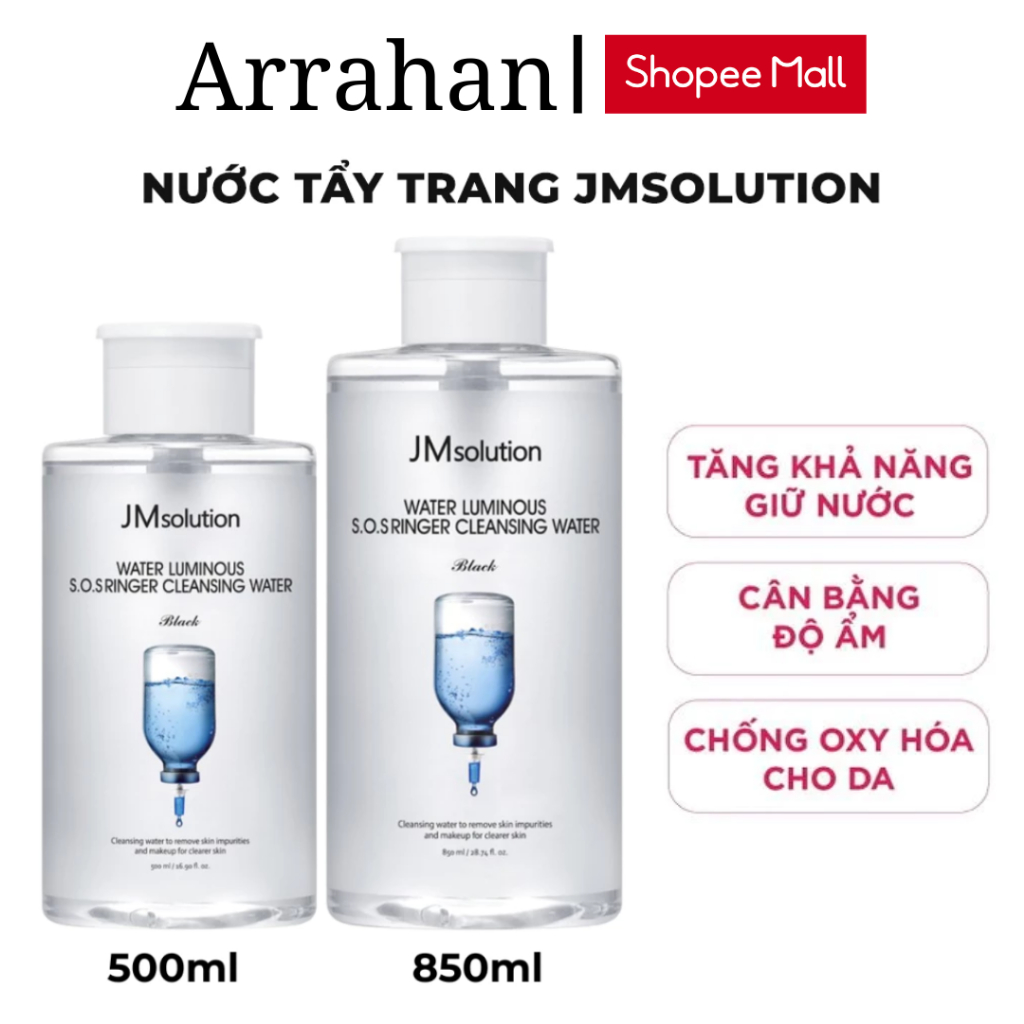 Nước Tẩy Trang Jmsolution Cleansing Water 500ml