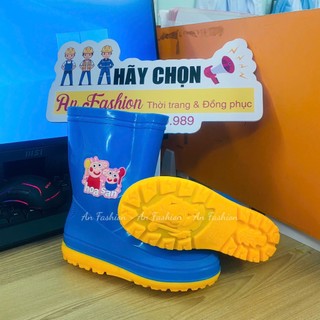 Ủng đi mưa cho bé, Ủng cao su trẻ em cao cấp _ Hình chụp thật