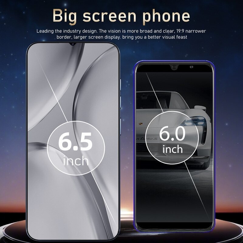 2025 A73 điện thoại thông minh 6.8inch HD Android đt giá rẻ 8GB/256GB điện thoại rẻ cho học sinh