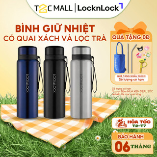  Bình Giữ Nhiệt LocknLock To 800ml Chính Hãng Cao Cấp Có Quai Xách Lọc Nước Trà LHC6180 T2C Mall 