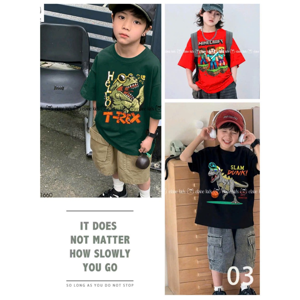 Elaine. Set Bộ Bé Trai Cực Ngầu