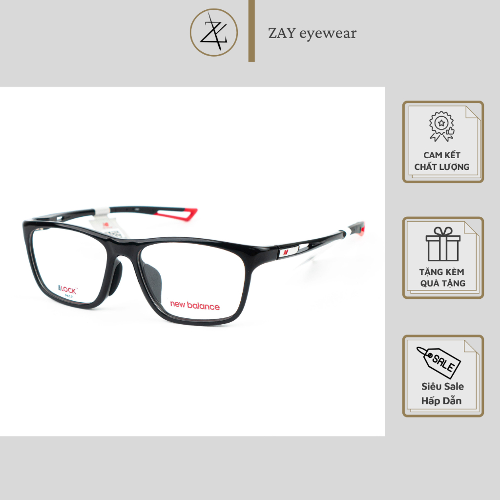 Gọng thể thao New Balance Eblock NB09382 fullbox - Tem chính hãng