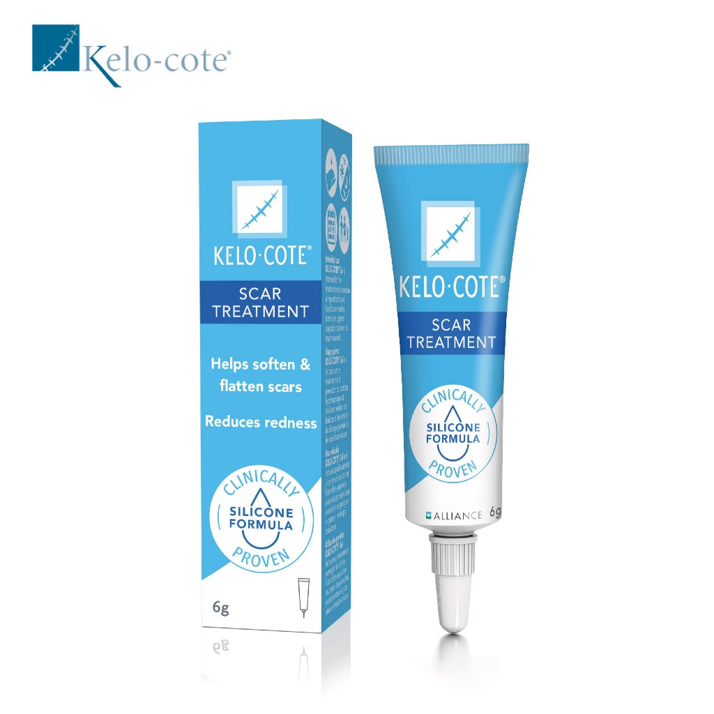 Kem giảm sẹo Kelo Cote giảm sẹo lồi, sẹo phẫu thuật, sẹo lâu năm Kelo-Cote Silicone Scar Gel 15g