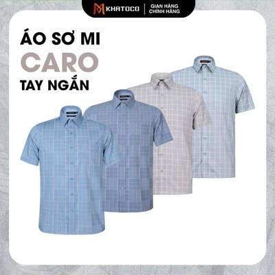 Áo sơ mi nam KHATOCO form Tailor Fit mềm mịn thoáng khí mã 18468