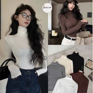  Áo Giữ Nhiệt Cổ Lọ Nữ Lót Lông Cực Ấm Chất Thun Co Giãn Thời Trang Đông Dáng Ôm Tôn Dáng Joolate 384_P4k13 