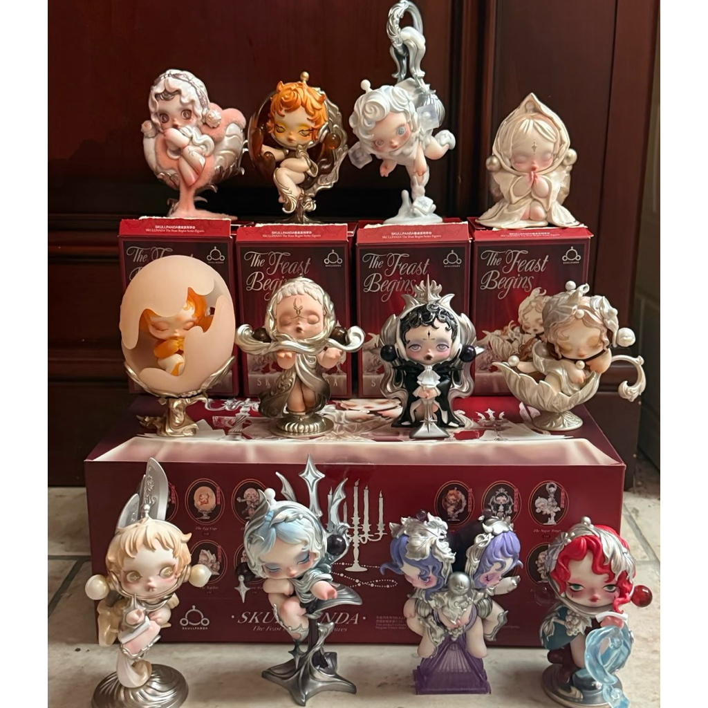 Blindbox Skull Panda The Feast Begins - Mô hình trưng bày dễ thương làm quà tặng