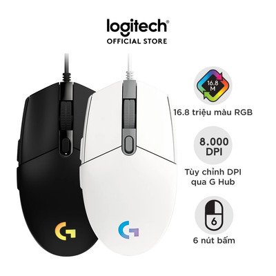 [Livestream] Chuột gaming có dây Logitech G203 Lightsync - Tùy chỉnh RGB, 6 nút lập trình, nhẹ