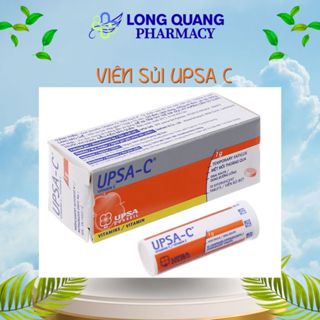 Viên Sủi Bổ Sung Vitamin C Upsa C - Giúp Chống Oxy Hóa, Tăng Sức Đề Kháng Và Miễn Dịch