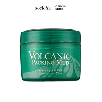 Mặt Nạ Đất Sét Dưỡng Da Hanajirushi Volcanic Packing Mud