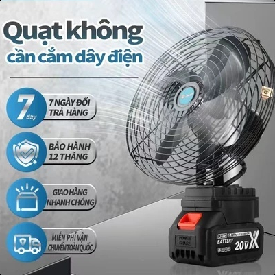 🔥🔥 10-15 battery charging fan continuously used for 4-8H, Makita desktop fan with 2-level ultra cold
